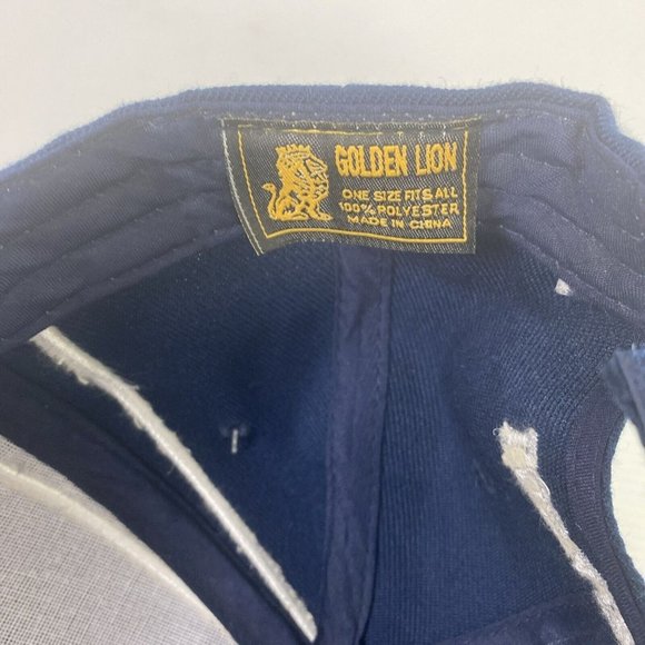 BNWT Golden Lion Los Angeles Cap Hat One Size Navy White Grey Embroidered - New - Picture 6 of 8